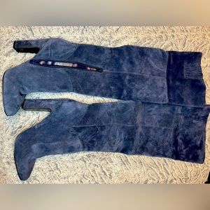 Navy ALDO Knee high Boots